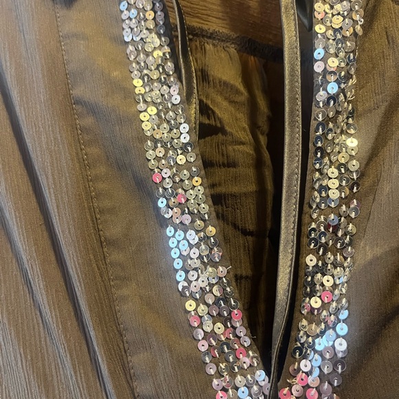 Fancy Sheer Blouse w/sequence. - Picture 2 of 5